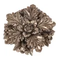 Wall Ornament Flower - Silver - 25.5 cm - Resin
