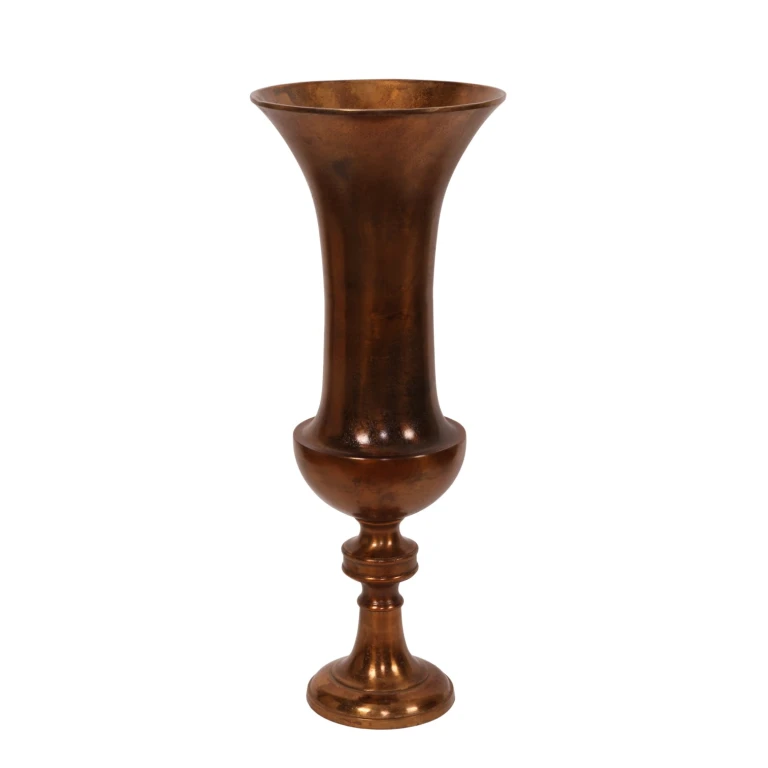 Vase - 73 cm - antique bronze - aluminium