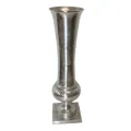 Vase - 123 cm - silver - aluminium