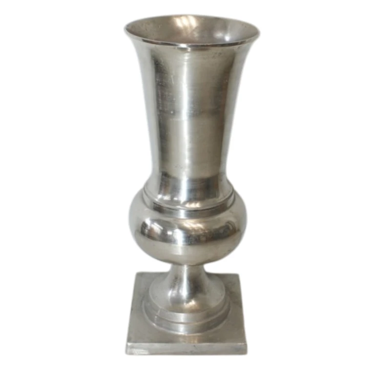 Vase - 86 cm - Silver - Aluminium