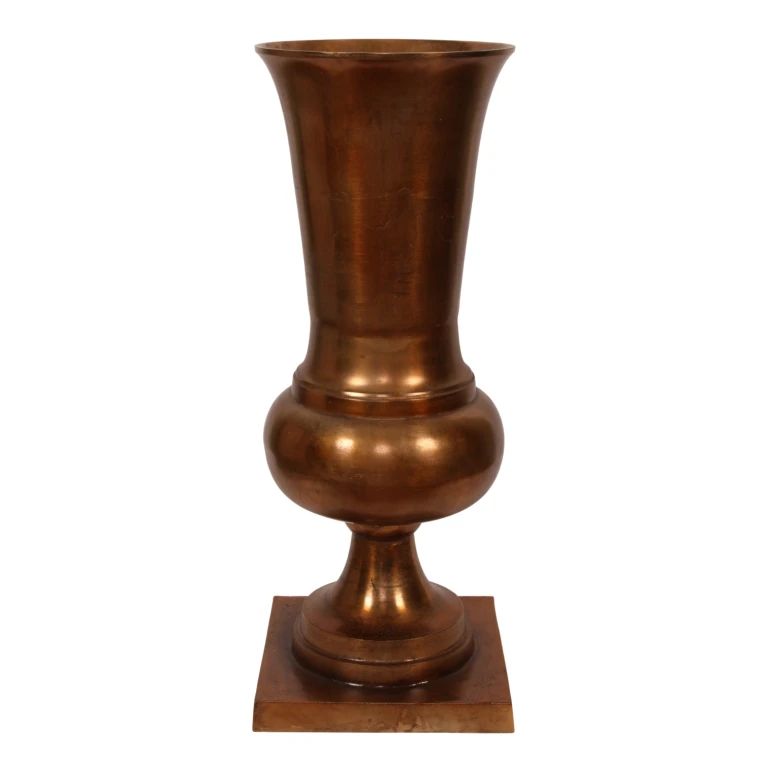 Vase - 86 cm - antique bronze - aluminium