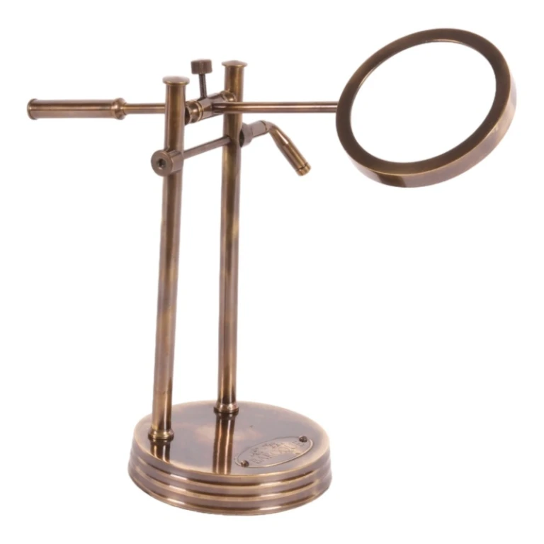 Standing Magnifying Glass - Brass - Gold - 21 cm