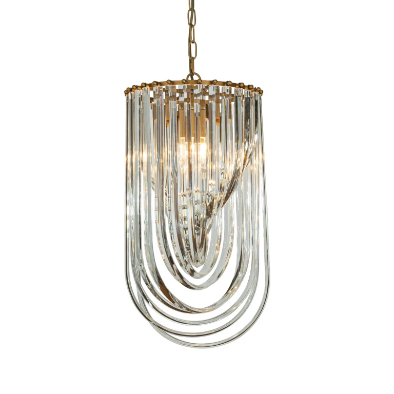 Dutch Style Chandelier Chelsea - 61 cm - gold - iron and glass