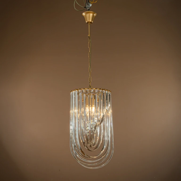 Dutch Style Chandelier Chelsea - 61 cm - gold - iron and glass