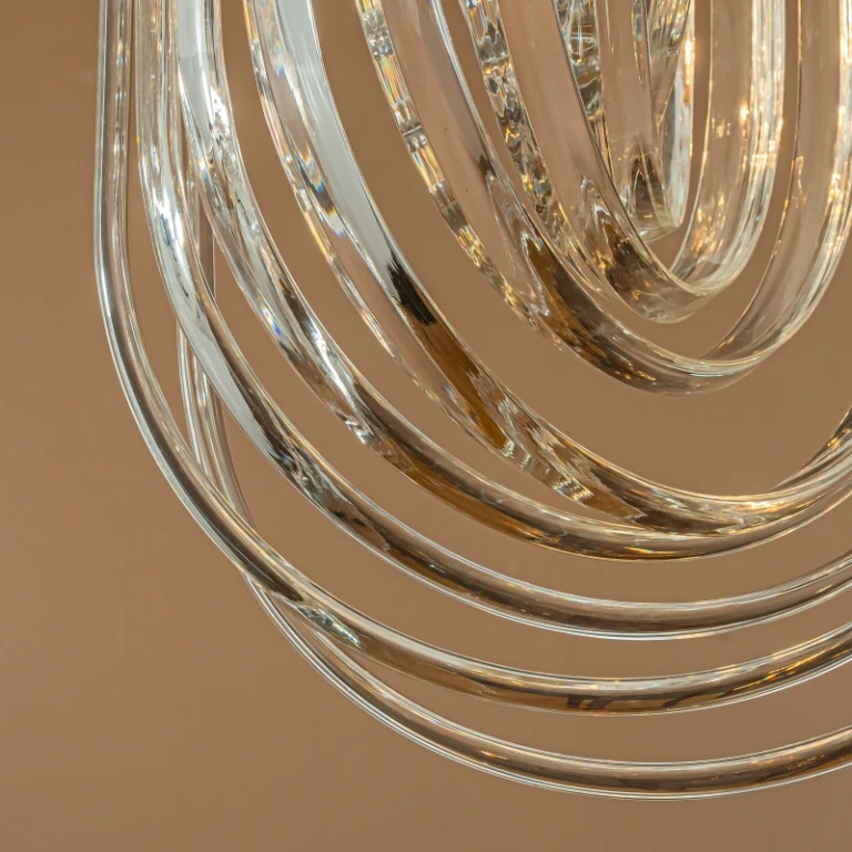 Dutch Style Chandelier Chelsea - 61 cm - gold - iron and glass