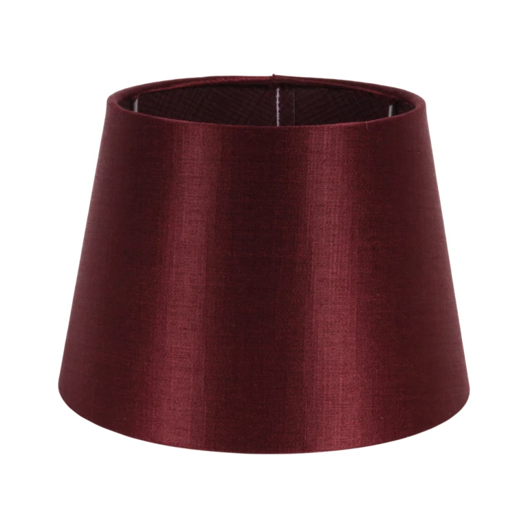 Lampshade - Round - 20 cm - Red - Fabric