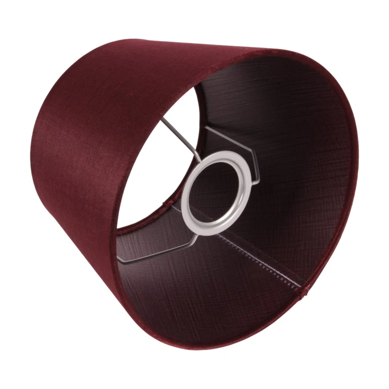 Lampshade - Round - 20 cm - Red - Fabric