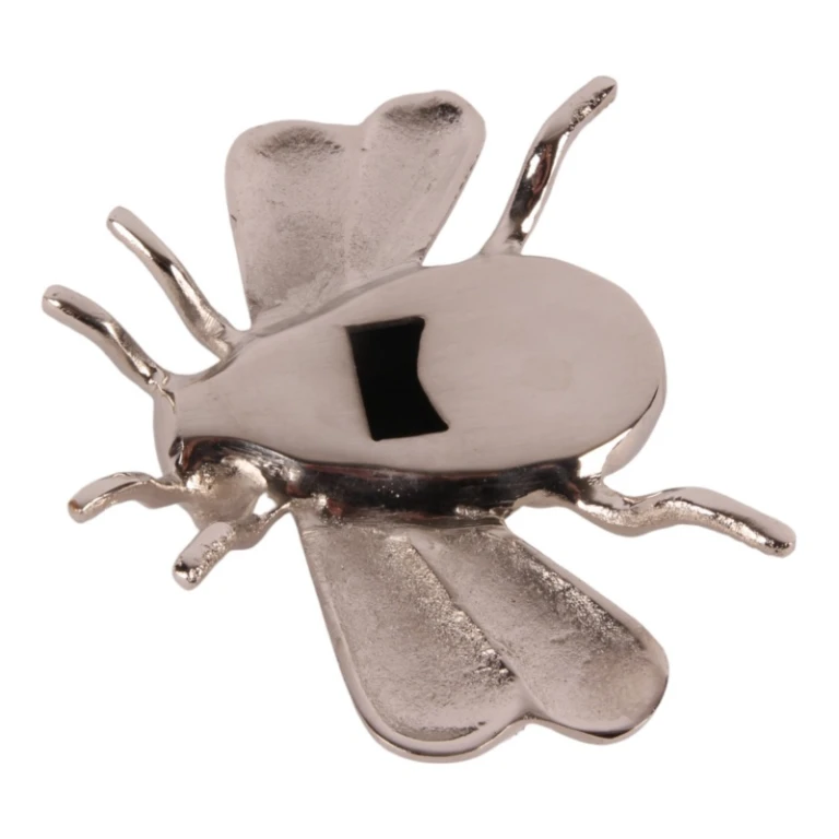 Bottle Opener Bee - brass - 11.5 cm